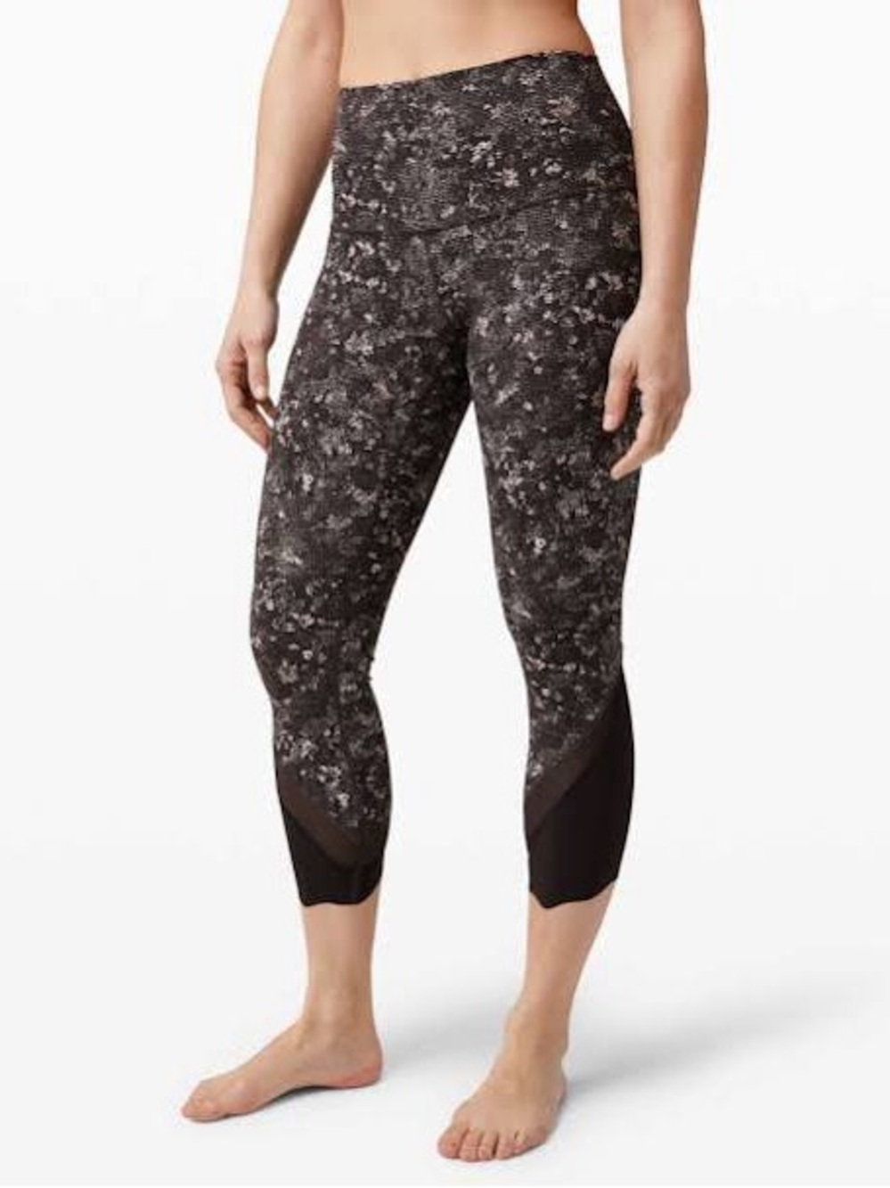 Lululemon Wunder Under Crop High-Rise *Roll Down Scallop 23